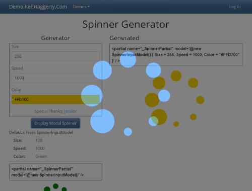 Spinner Generator